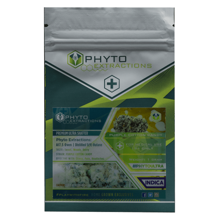 Phyto – Purple Cotton Candy – 1g or 7g | BC Weed Edible Canada