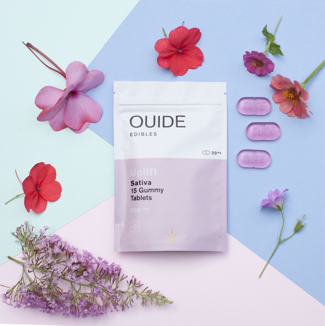 Ouide Edibles – Uplift – Sativa Gummies 300mg | BC Weed Edible Canada