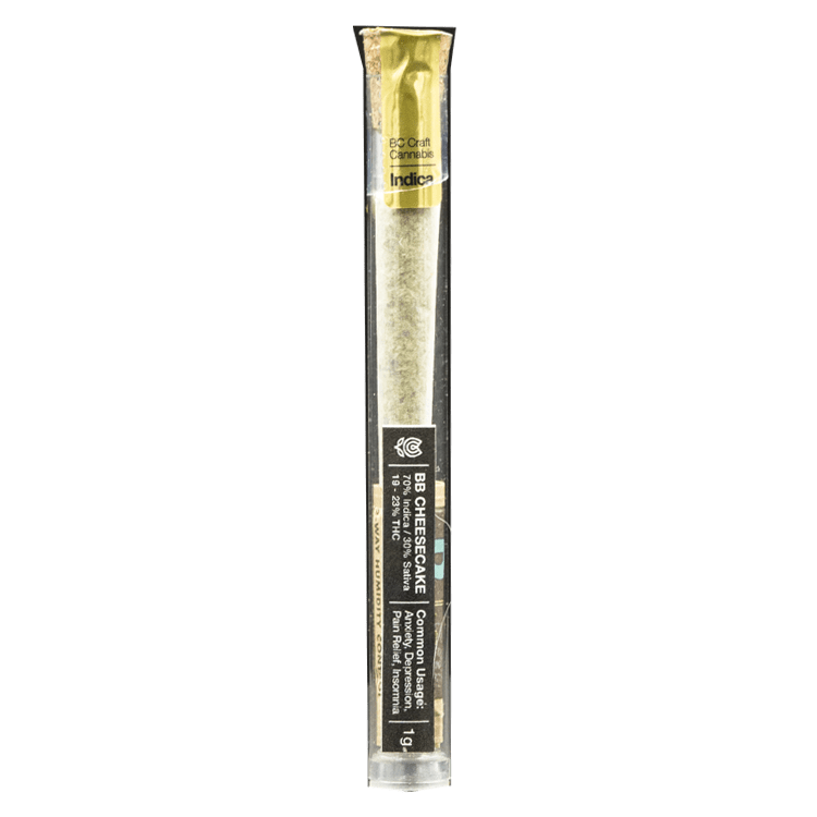 Flowerpwr – Pre-Roll – BB Cheesecake – 1g | BC Weed Edible Canada