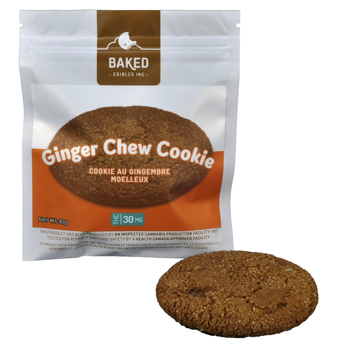 Baked Edibles – Cookie – Ginger Chew 30mg THC | BC Weed Edible Canada Baked Edibles – Cookie – Ginger Chew 30mg THC | BC Weed Edible Canada