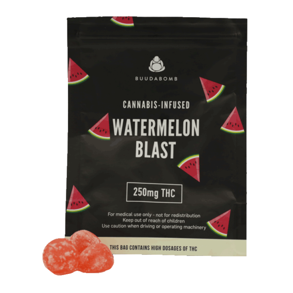 Buudabomb – Watermelon Blast – 250mg | BC Weed Edible Canada