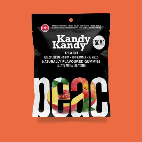 Kandy Kandy – Peach Gummies | BC Weed Edible Canada Kandy Kandy – Peach Gummies | BC Weed Edible Canada