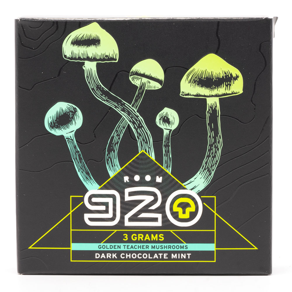 Room 920 – Mushroom Chocolate Bar – Dark Chocolate Mint – 3 grams | BC Weed Edible Canada Room 920 – Mushroom Chocolate Bar – Dark Chocolate Mint – 3 grams | BC Weed Edible Canada