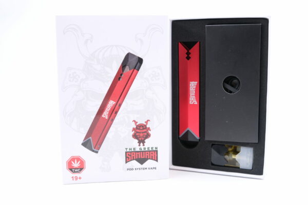 The Green Samurai – LED Vape Kit – 1ml THC | BC Weed Edible Canada